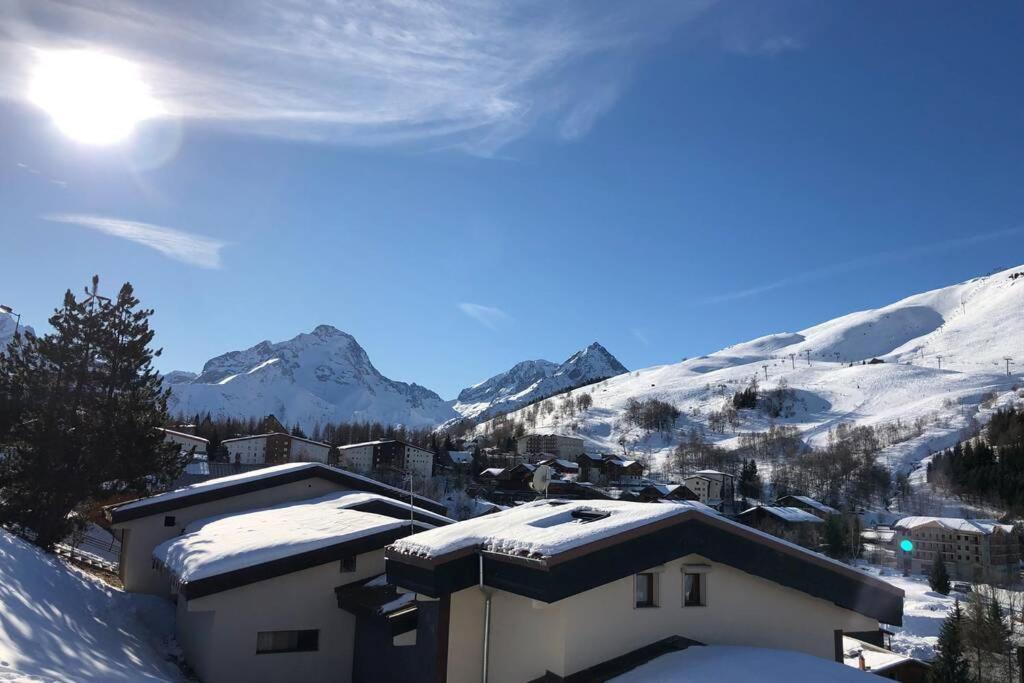 Petit Appartement Labellise Les 2 Alpes Residence Arc En Ciel Telesiege Petite Aiguille Les Deux Alpes Dış mekan fotoğraf